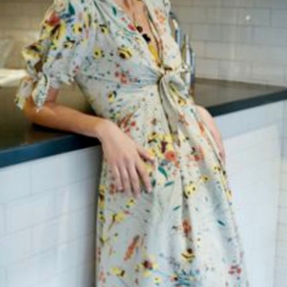Yoana Baraschi Anthropologie  Wrap  Dress. Large